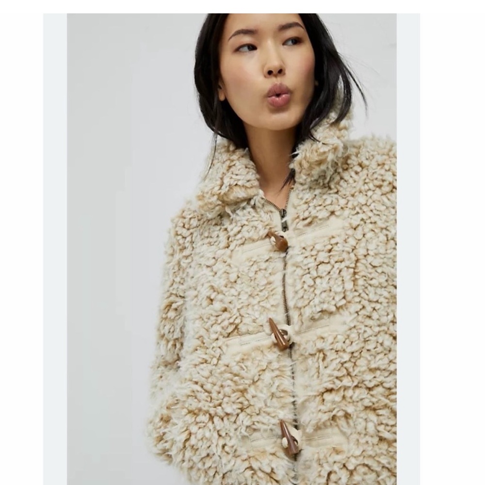 Anthropologie Brenna  Women's Cream Coat